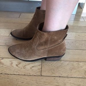 Dolce Vita Tan Ankle Booties Size 7.5